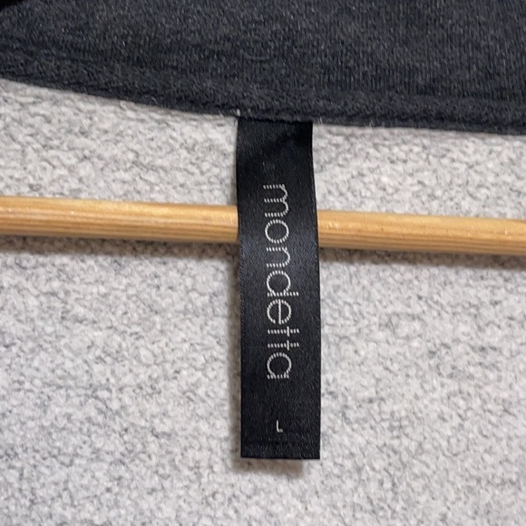 Mondetta Dark Grey Zipper Down Sweatshirt - Picture 10 of 15